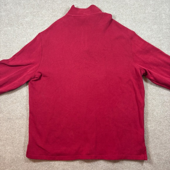 Polo Ralph Lauren Red Half Zip Long Sleeve Men's Size XXL EUC - Picture 5 of 7